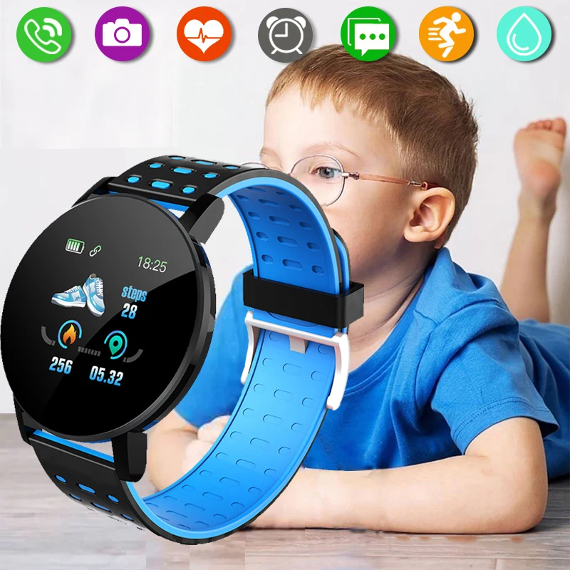Smartwatch Digital Watches For Kid Boy With Alarm - Детские спортивные умные часы, светодиодные цифровые