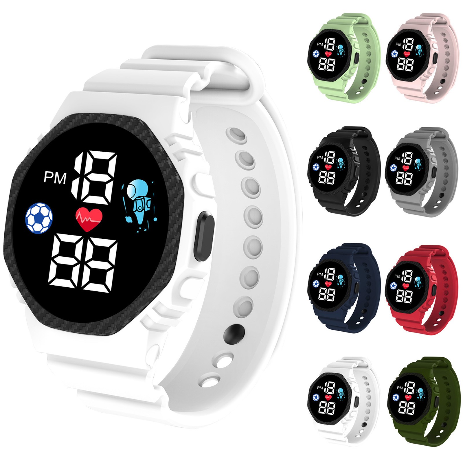 Smartwatch Digital Watches For Boys - Многоцветные Смарт-часы для мальчиков и девочек,