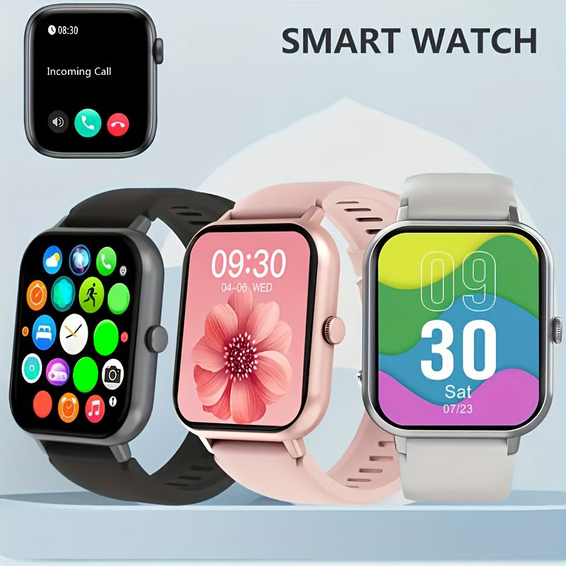 Smartwatch Iphone Watch For Men - Умные часы 1,44 дюйма, беспроводной Вызов/циферблат,