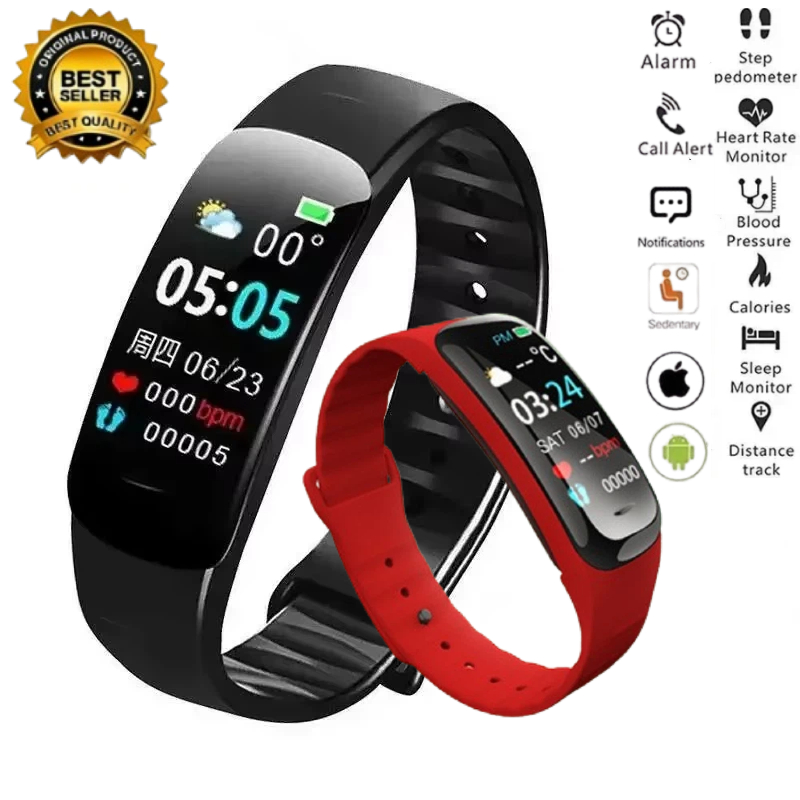 Smartwatch Watches For Girls - Смарт-часы C1 Plus: Фитнес-трекер с Bluetooth,