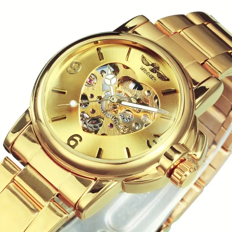 Skeleton Mechanical Watch - Элегантные женские автоматические механические часы -