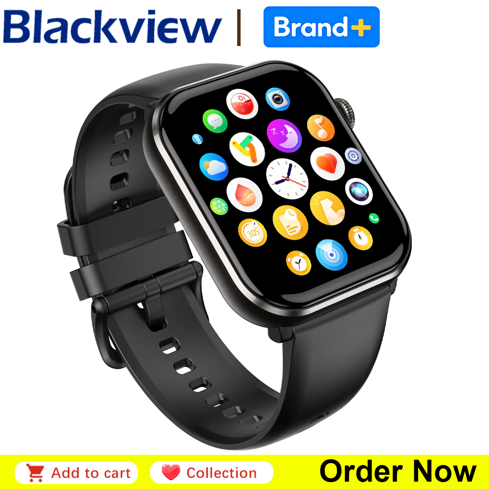 Smartwatch Watches For Girls - Смарт-часы Blackview R60 с Bluetooth-вызовами, 1,96-дюймовым