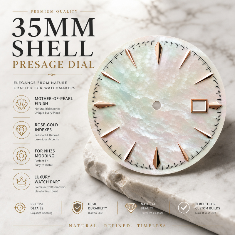 Seiko Watch Presage - Корпус NH35, циферблат Presage, 35 мм,