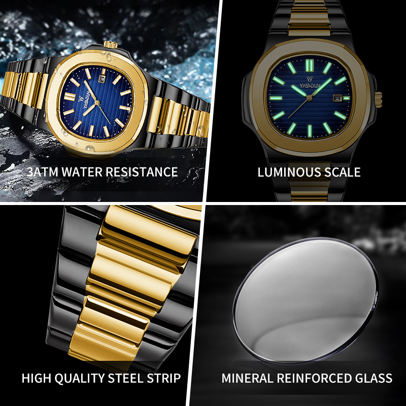 Мужские часы Fashion Square Qu – обзор и цена Smartwatch Luxury Watches For Men