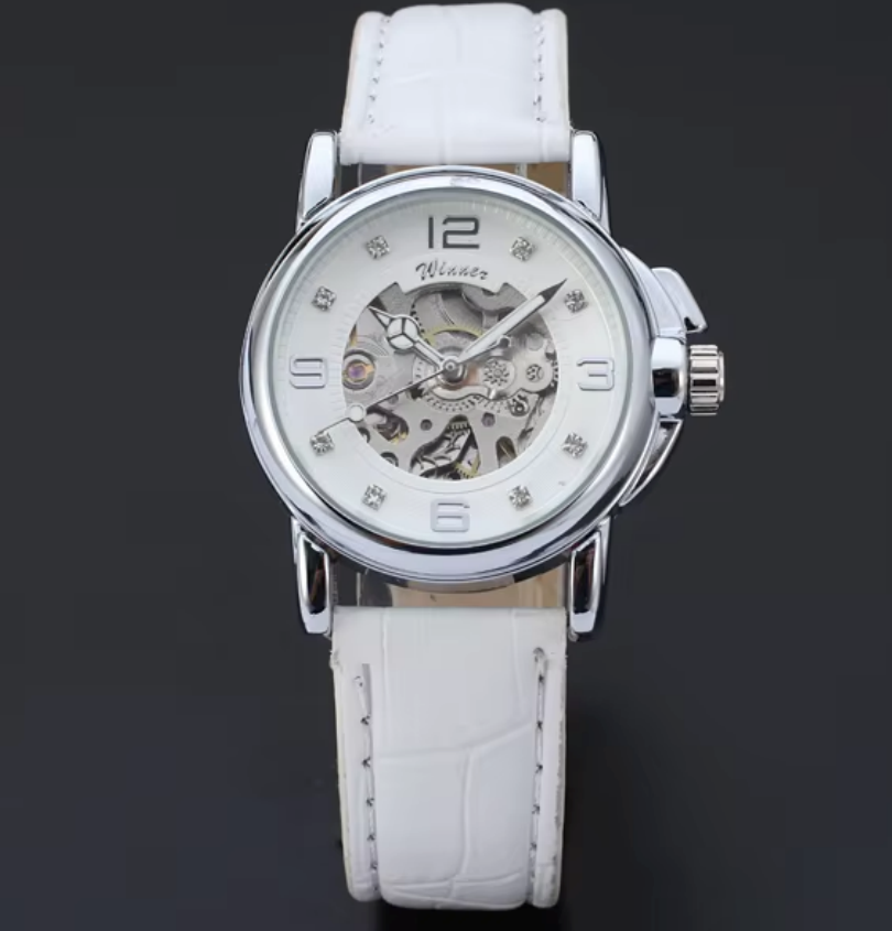 T-WINNER элегантные женские но – обзор и цена Skeleton Mechanical Watch