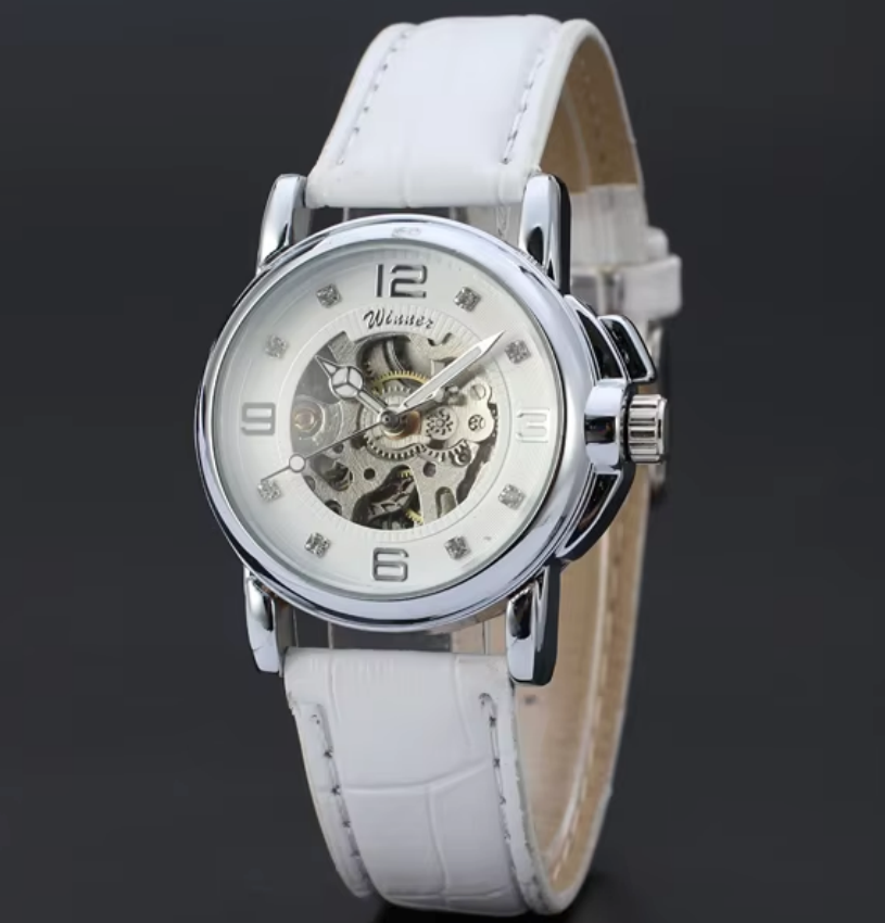 T-WINNER элегантные женские но – обзор и цена Skeleton Mechanical Watch