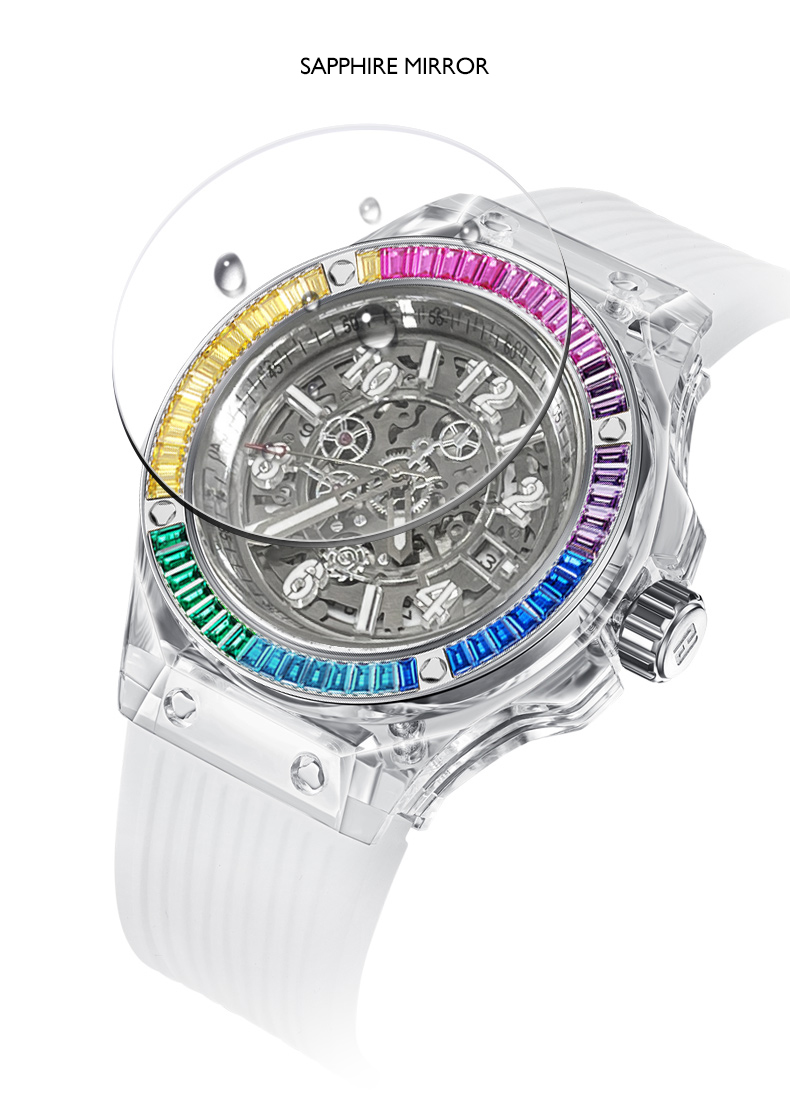 Женские автоматические часы HA – обзор и цена Skeleton Mechanical Watch