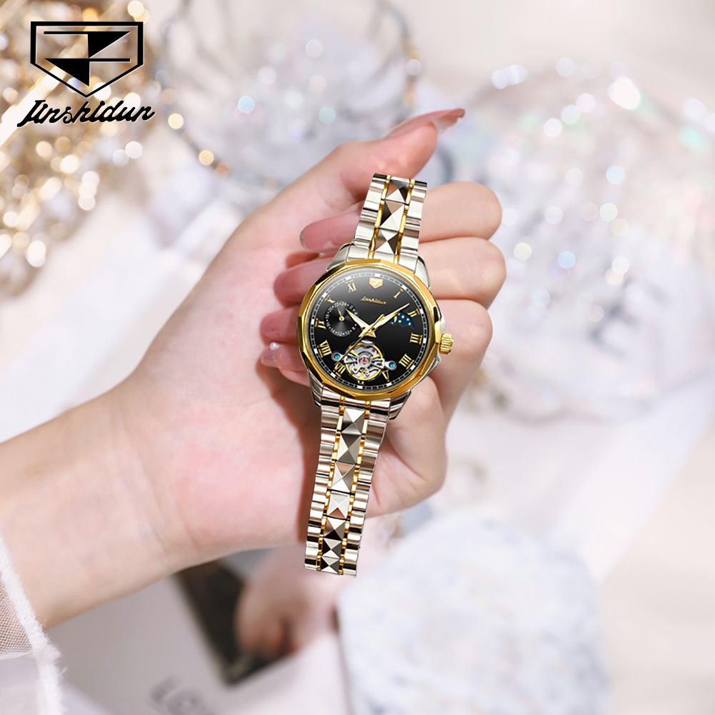 Женские часы JSDUN 8937: автом – обзор и цена Skeleton Mechanical Watch