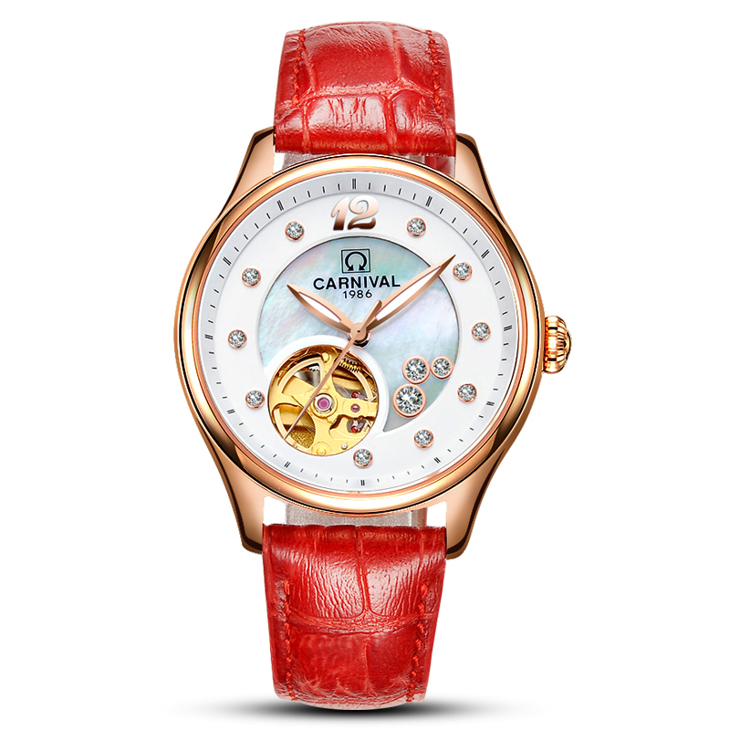 Швейцарские роскошные женские  – обзор и цена Skeleton Mechanical Watch