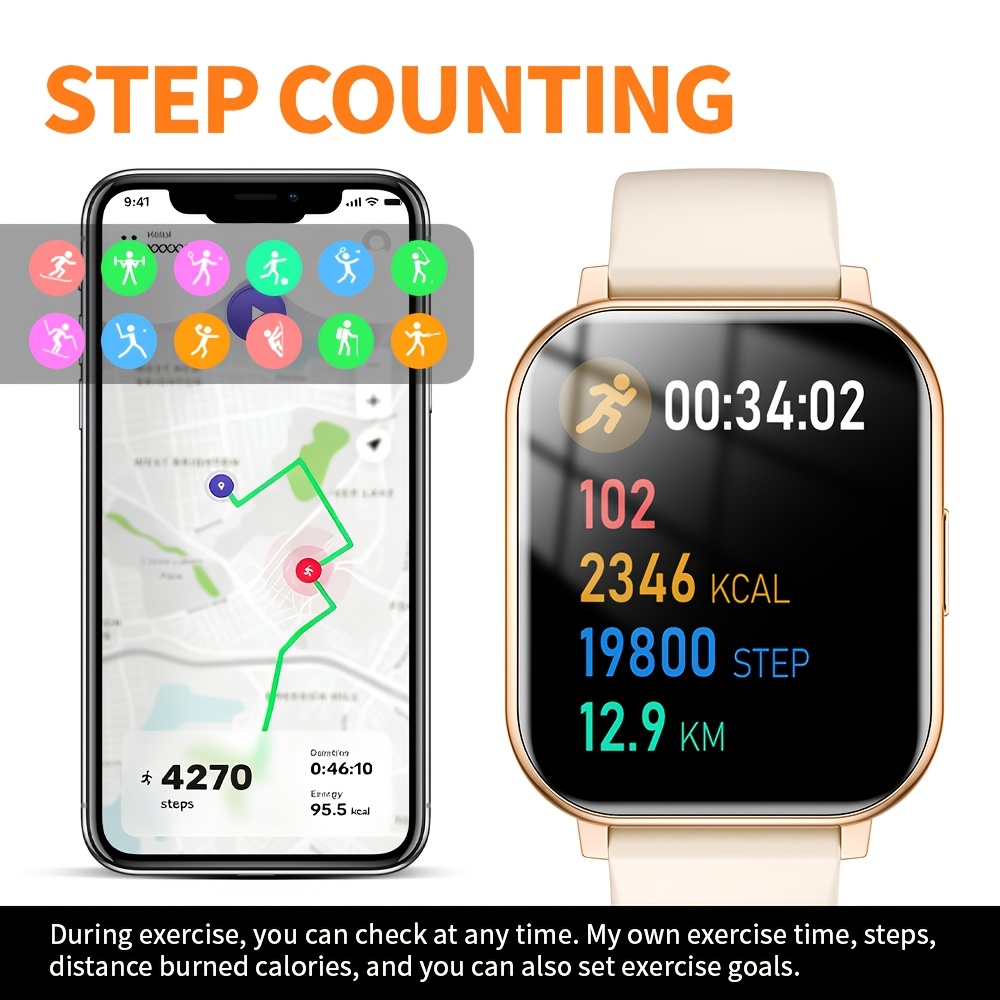 1,83-дюймовый HD-экран квадрат – обзор и цена Smartwatch Watches Wallpaper