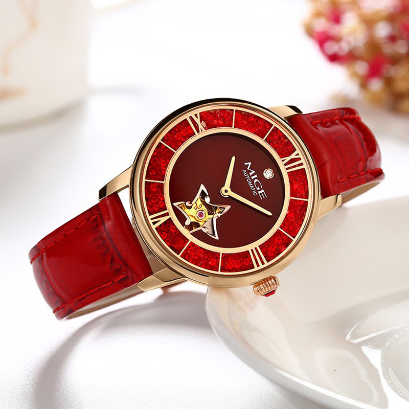 Женские автоматические часы MI – обзор и цена Skeleton Mechanical Watch