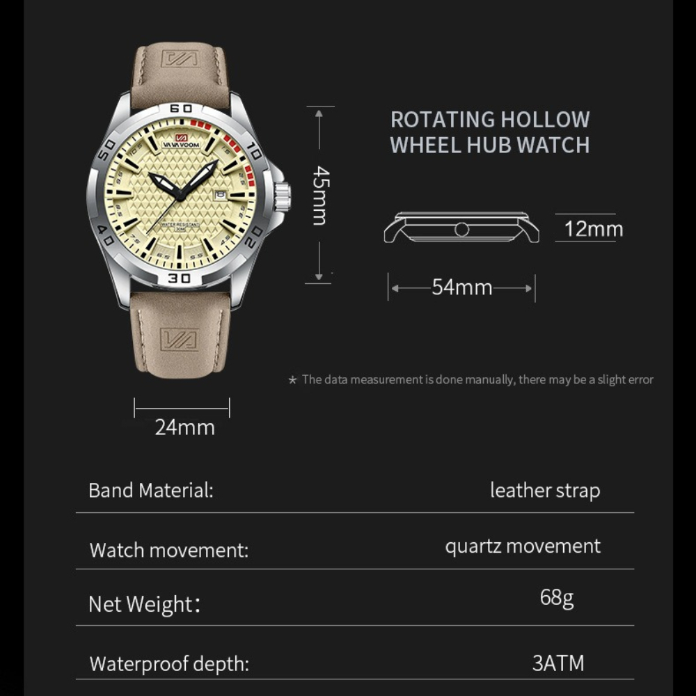 Мужские часы VAVAVOOM 2581 с б – обзор и цена Smartwatch Premium Watches For Men