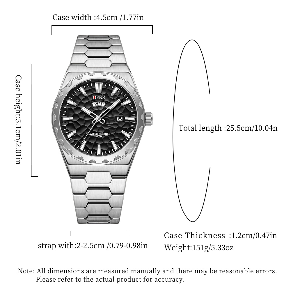 Мужские кварцевые часы OFNS: р – обзор и цена Smartwatch Luxury Watches For Men