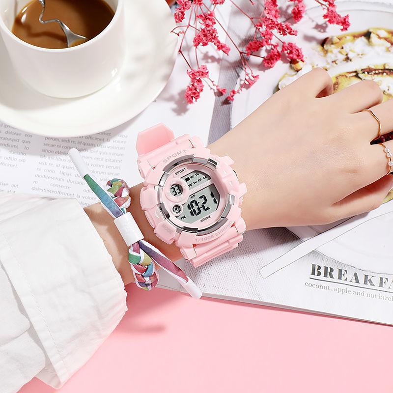 YIKAZE детские часы, модные св – обзор и цена Smartwatch Digital Watches For Kid Boy With Alarm