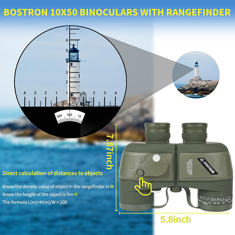 Бинокль 10x50, морской, военны – обзор и цена Tide Watch Surf