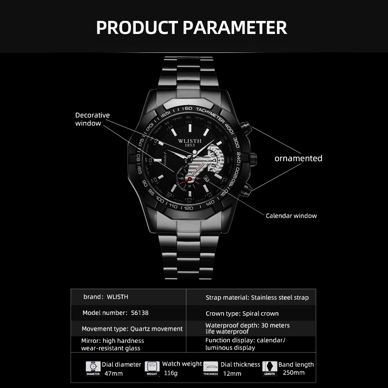 Роскошные брендовые мужские ча – обзор и цена Smartwatch Luxury Watches For Men