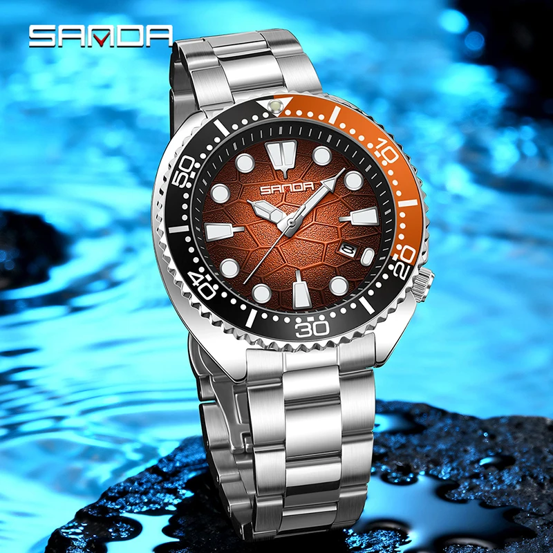 SANDA Роскошные модные мужские – обзор и цена Smartwatch Luxury Watches For Men
