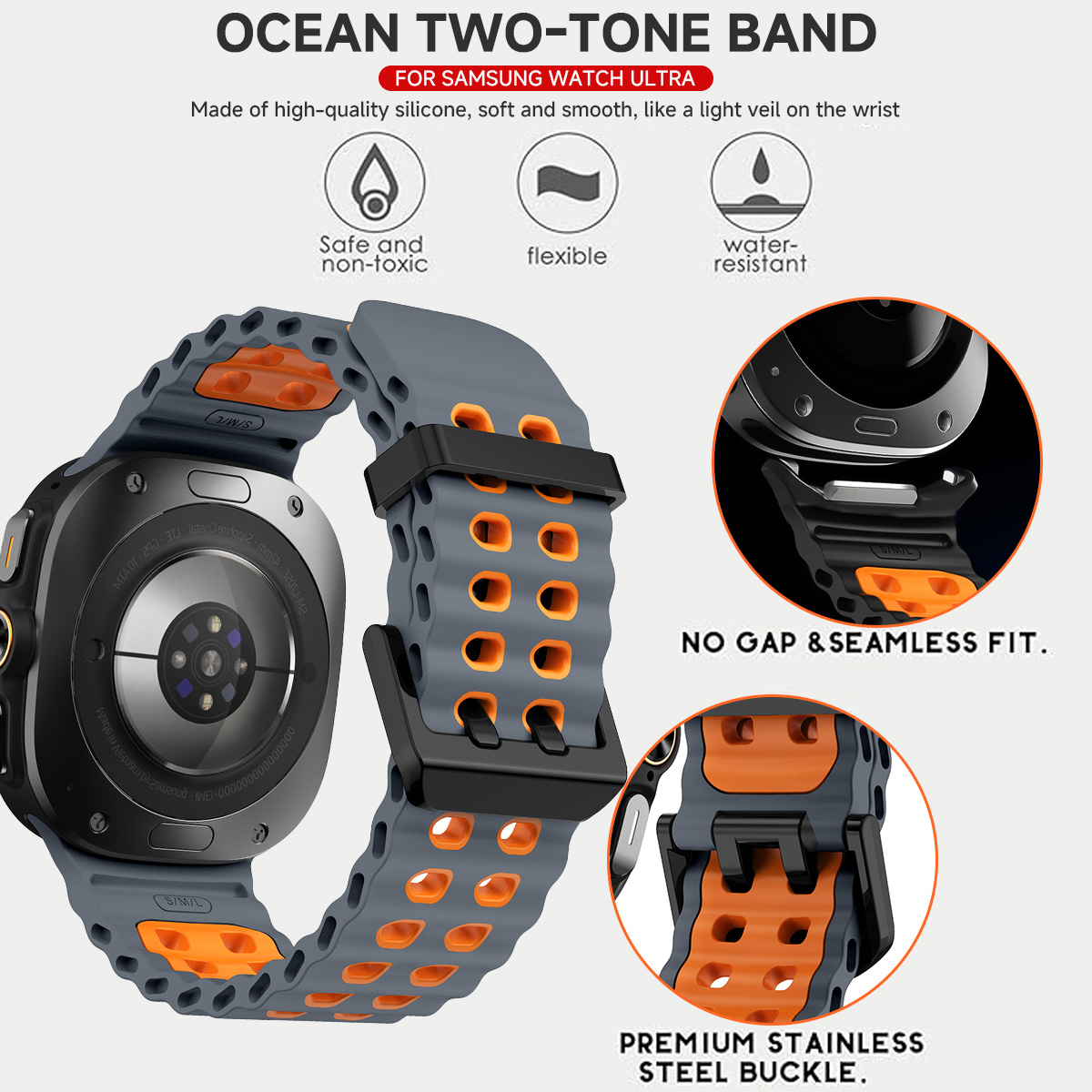 Модный силиконовый ремешок HOT – обзор и цена Tide Watch Surf