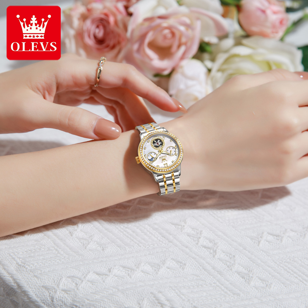 Женские автоматические часы OL – обзор и цена Skeleton Mechanical Watch