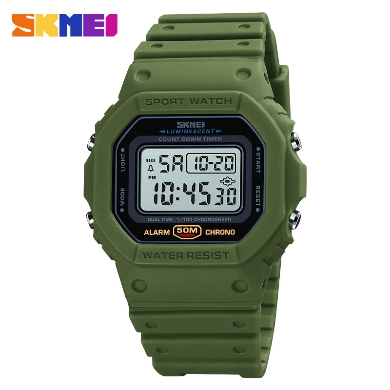 SKMEI 1628 Роскошные цифровые  – обзор и цена Tide Watch Surf