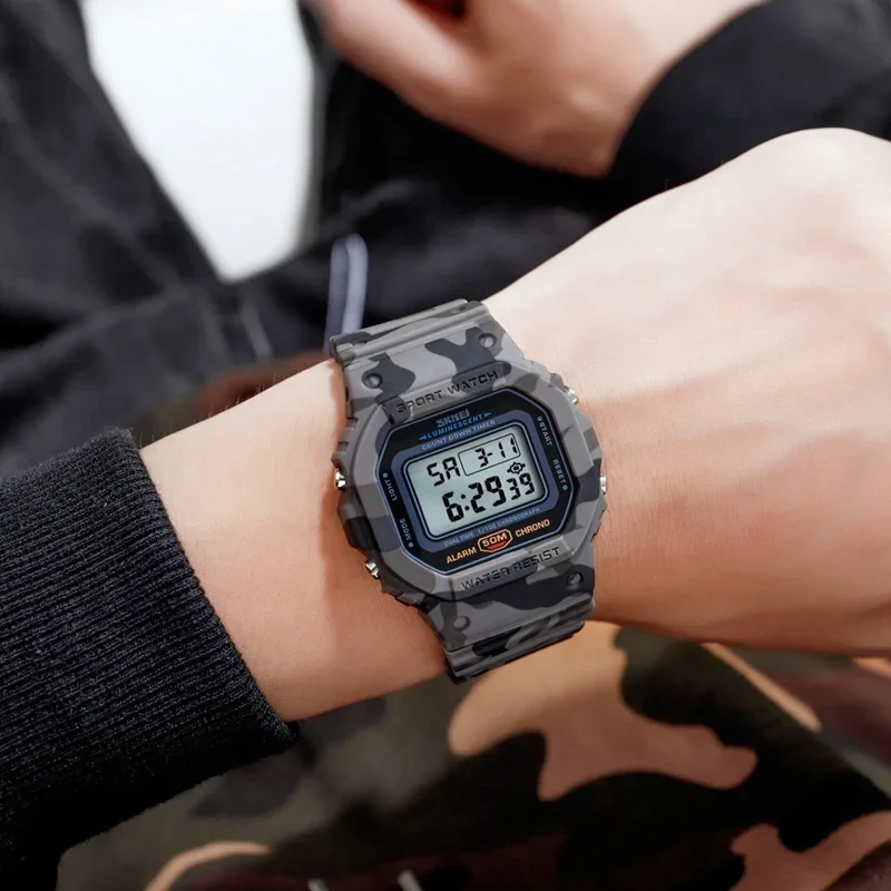 SKMEI 1628 Роскошные цифровые  – обзор и цена Tide Watch Surf