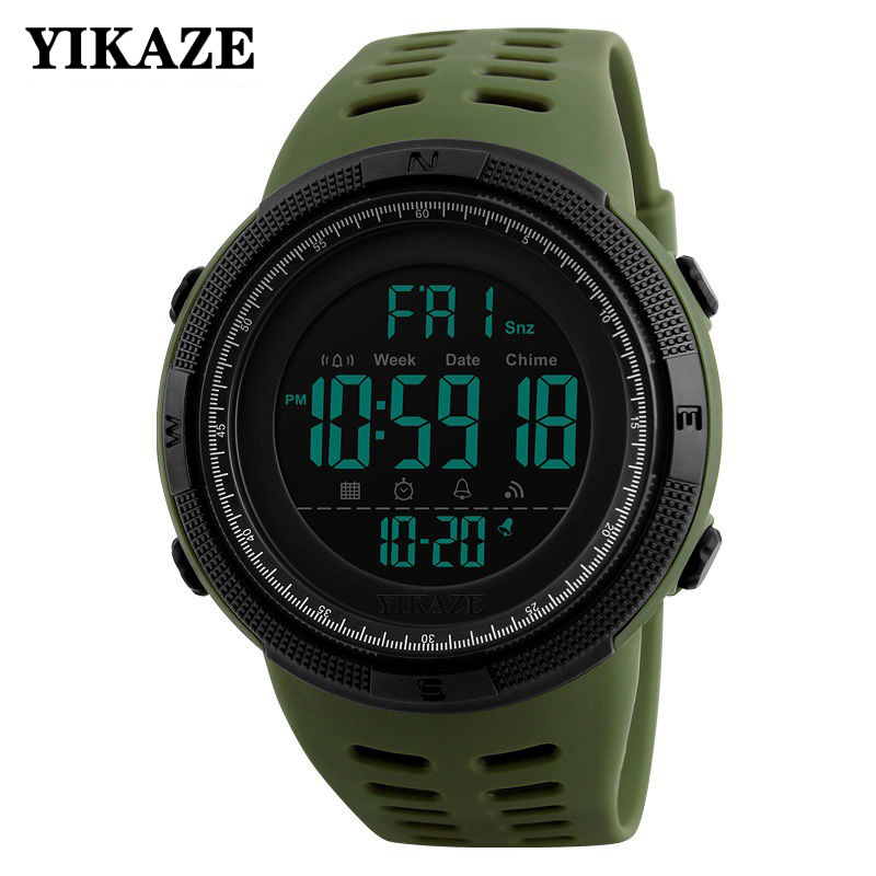 Часы YIKAZE X01 Мужские Цифров – обзор и цена Tide Watch Surf