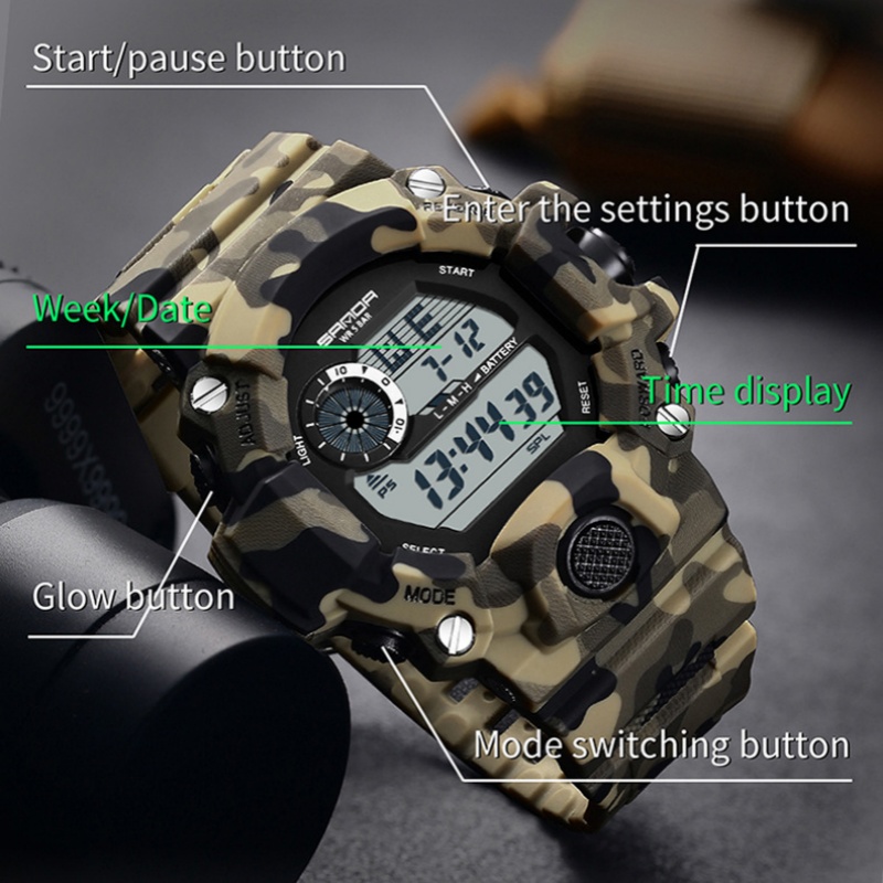 Электронные часы SANDA 2183, м – обзор и цена Tide Watch Surf