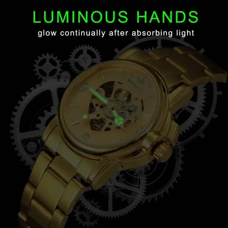 Элегантные женские автоматичес – обзор и цена Skeleton Mechanical Watch