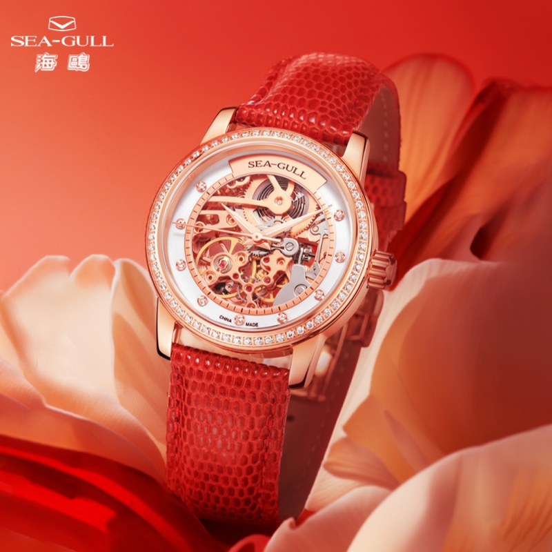 Механические женские часы Sea- – обзор и цена Skeleton Mechanical Watch