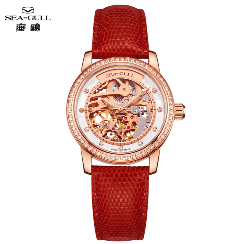 Механические женские часы Sea- – обзор и цена Skeleton Mechanical Watch