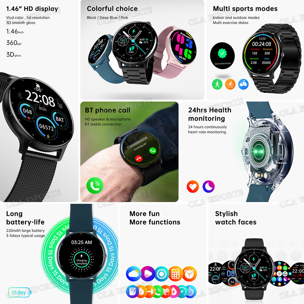 Умные часы, беспроводные вызов – обзор и цена Smartwatch Watches Wallpaper