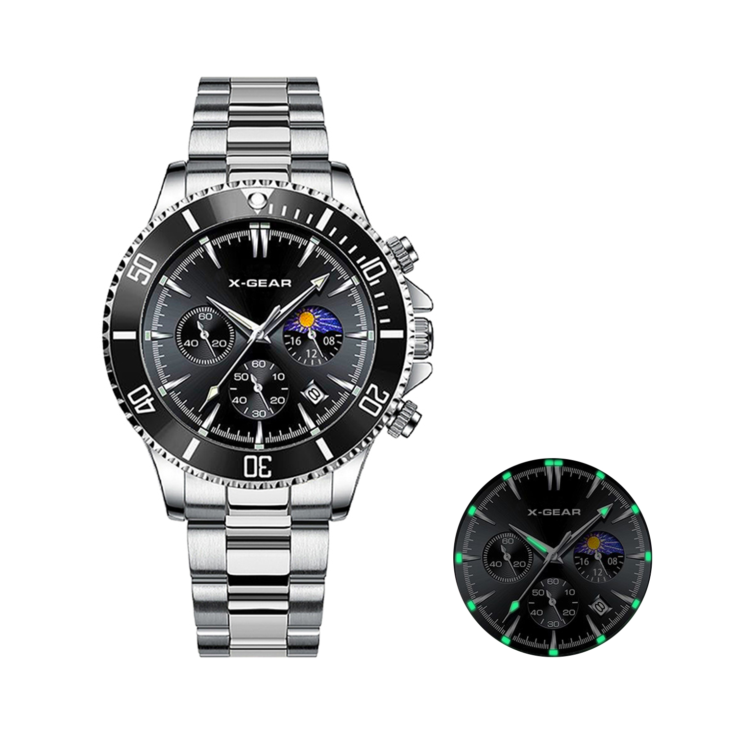 Мужские кварцевые часы X-GEAR  – обзор и цена Smartwatch Luxury Watches For Men