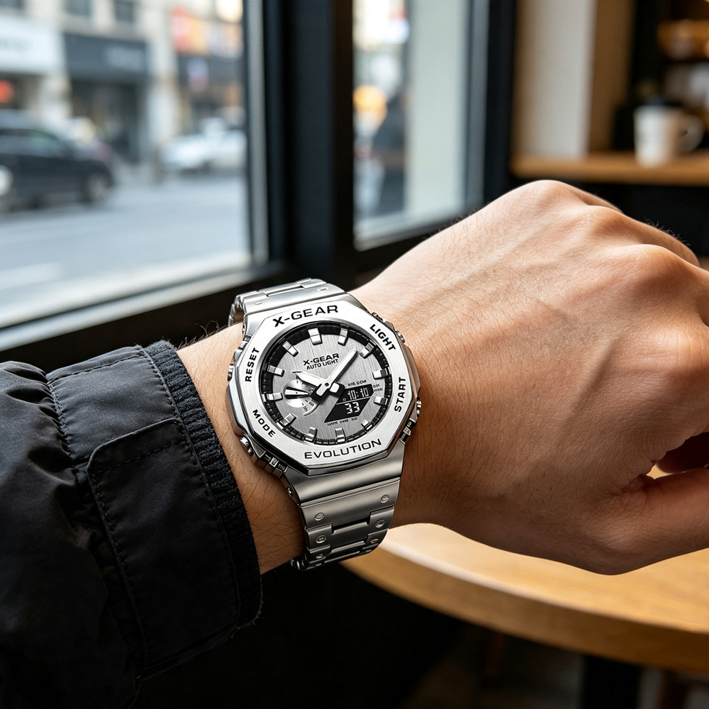 X-GEAR Цифровые спортивные час – обзор и цена Smartwatch Casual Watches For Men