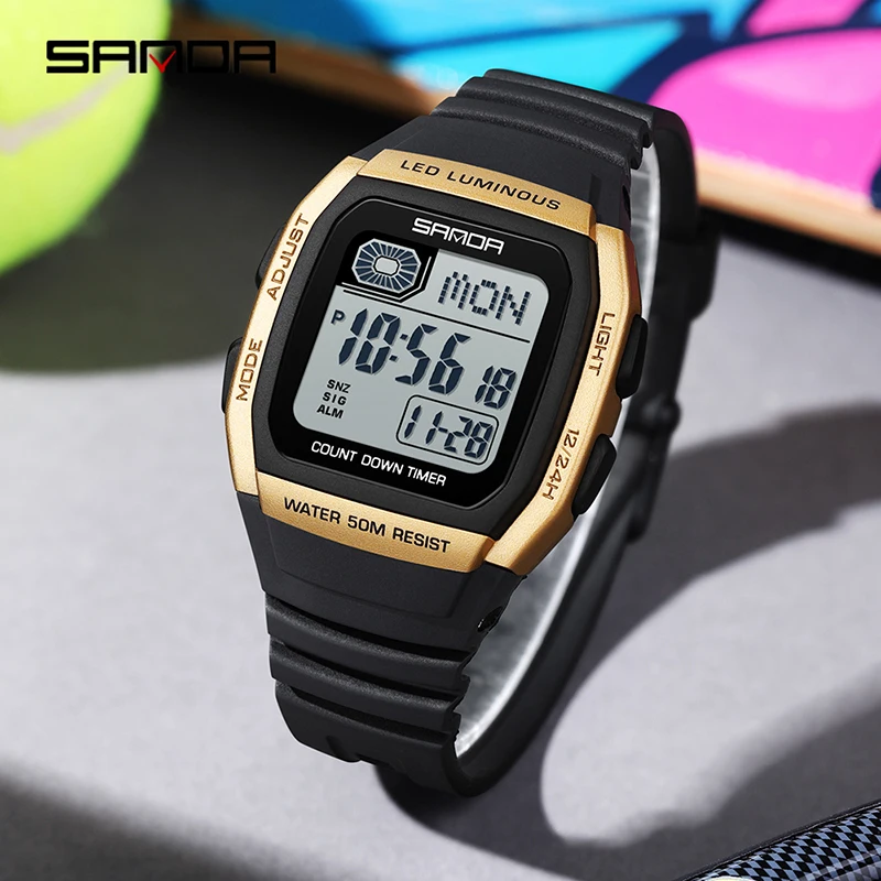 ]SANDA модные трендовые молоде – обзор и цена Tide Watch Surf