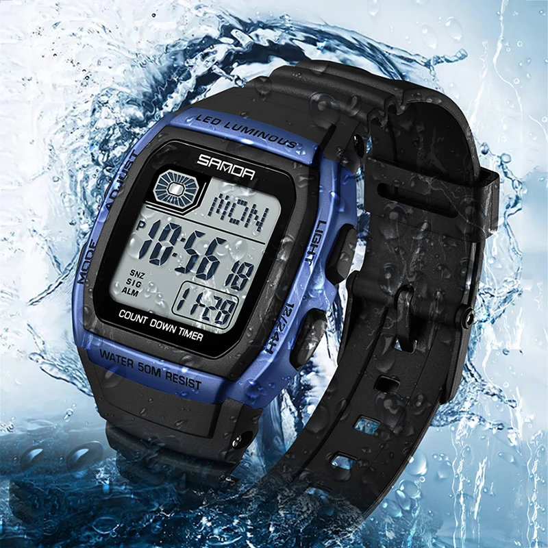 ]SANDA модные трендовые молоде – обзор и цена Tide Watch Surf