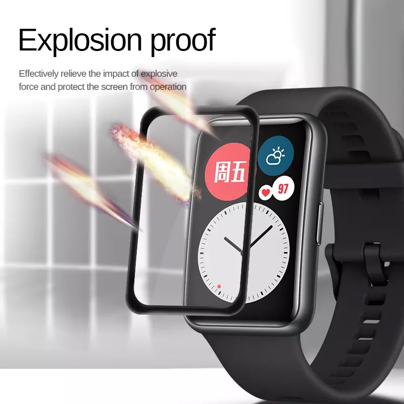 Защитное мягкое стекло для Hua – обзор и цена Huawei Smartwatch Watch Fit