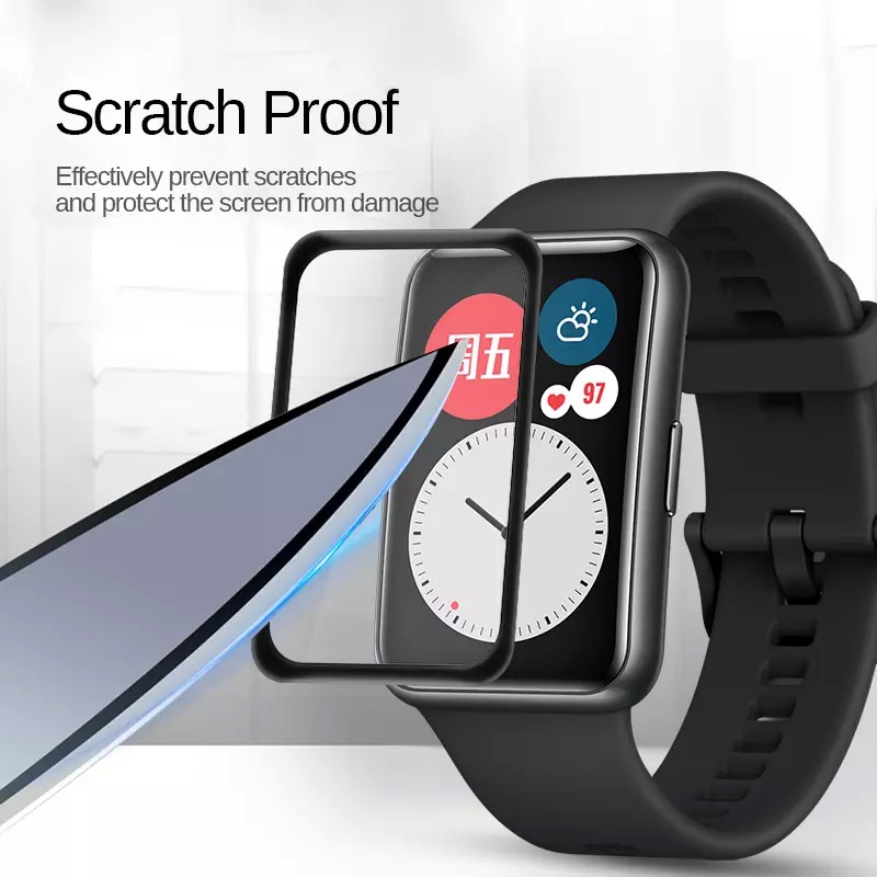 Защитное мягкое стекло для Hua – обзор и цена Huawei Smartwatch Watch Fit