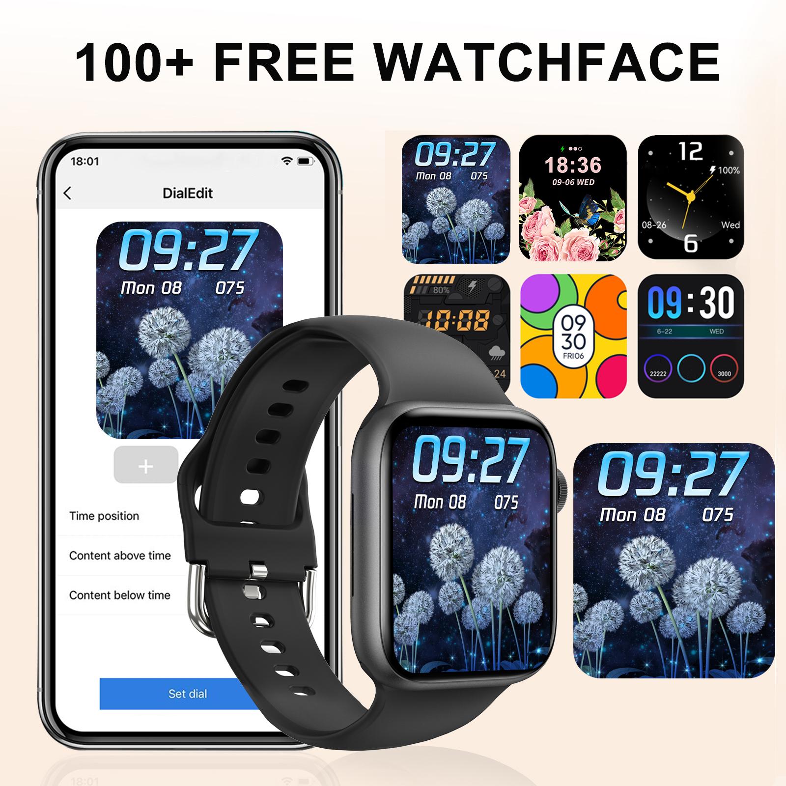 Смарт-часы, беспроводной вызов – обзор и цена Smartwatch Iphone Watch For Men