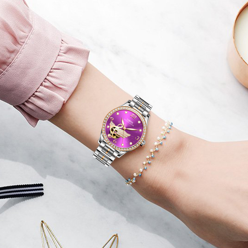 LOBINNI женские автоматические – обзор и цена Skeleton Mechanical Watch