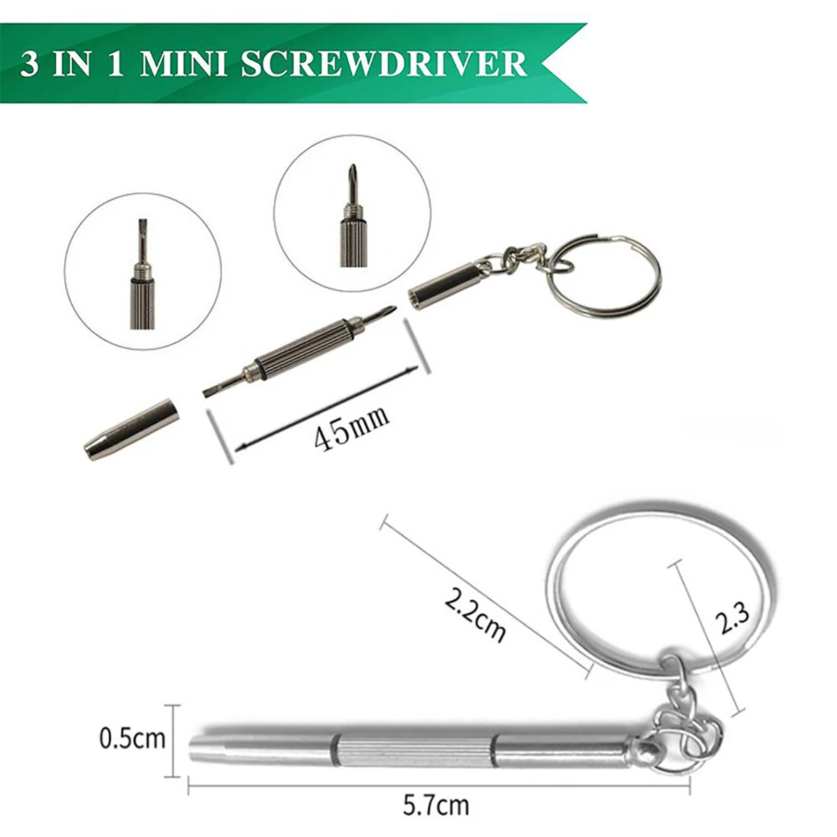 Набор мини-отверток 3-в-1 (1/2 – обзор и цена Watchmaker Screwdriver