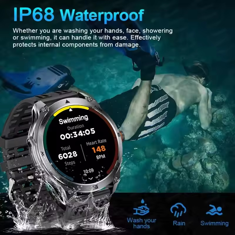 Смарт-часы с GPS, водонепрониц – обзор и цена Smartwatch Premium Watches For Men