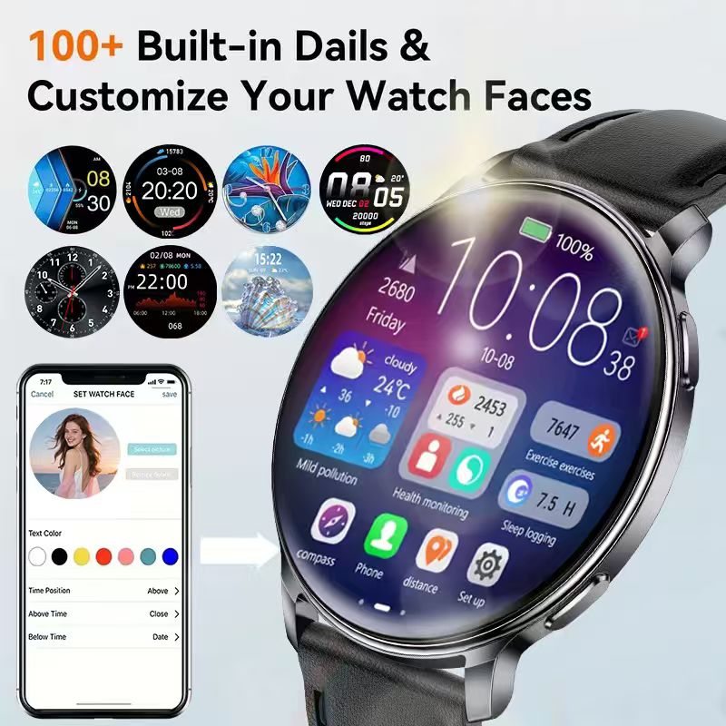 Ультратонкие новые женские умн – обзор и цена Smartwatch Health Watches For Women
