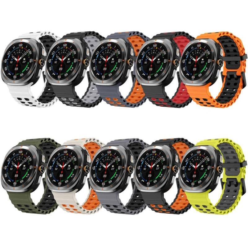 Двухцветный силиконовый ремешо – обзор и цена Tide Watch Surf