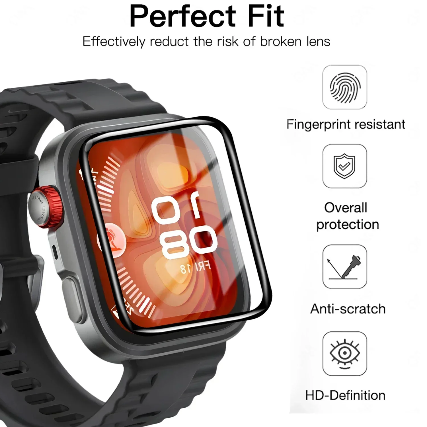 5 шт. закаленная пленка для Hu – обзор и цена Huawei Smartwatch Watch Fit