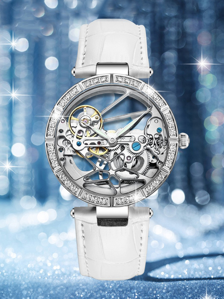 Роскошные модные часы со скеле – обзор и цена Skeleton Mechanical Watch