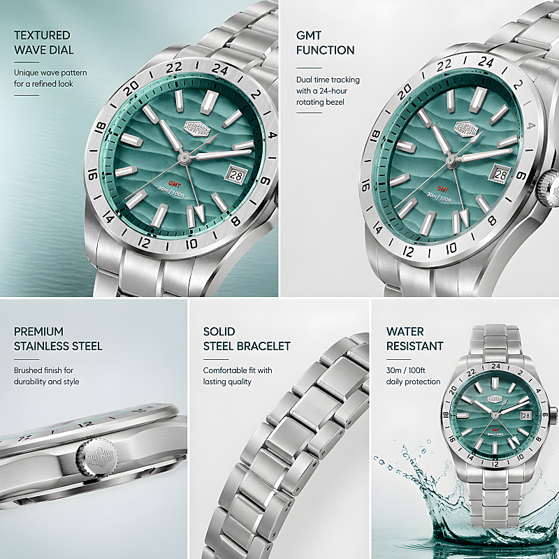 Новые водонепроницаемые светящ – обзор и цена Smartwatch Luxury Watches For Men